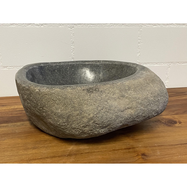 Flussstein Waschbecken A809A / 41x36
