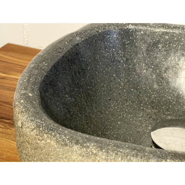 Flussstein Waschbecken A809A / 41x36