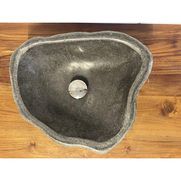 Flussstein Waschbecken A815A / 43x40