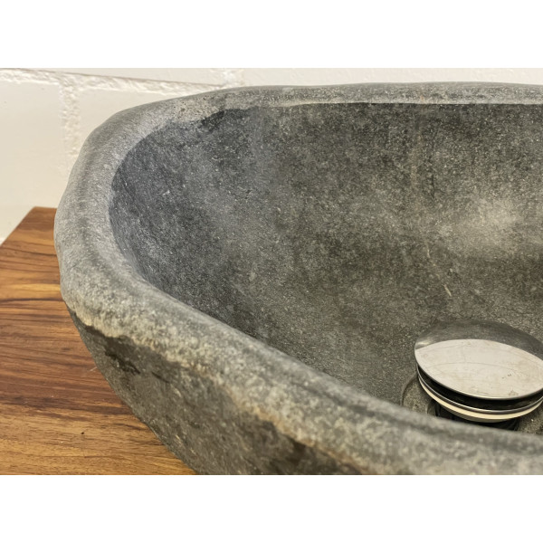 Flussstein Waschbecken A815A / 43x40