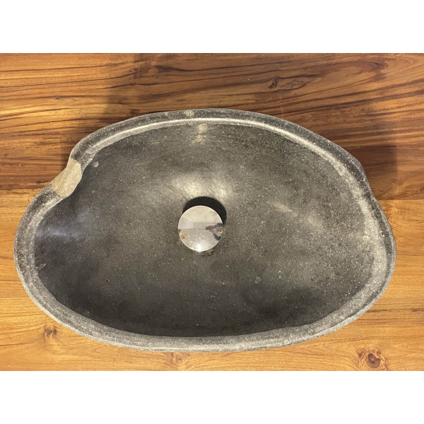 Flussstein Waschbecken A837A / 50x32