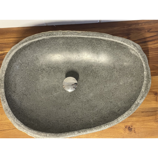 Flussstein Waschbecken A846 / 63x45