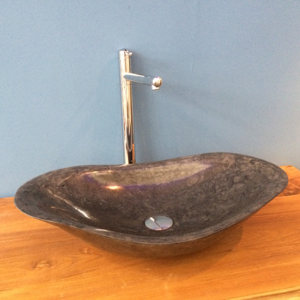 Waschbecken Wave Black Marble