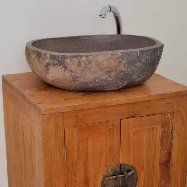 Badzimmer Holz  Unterschrank Roma Single